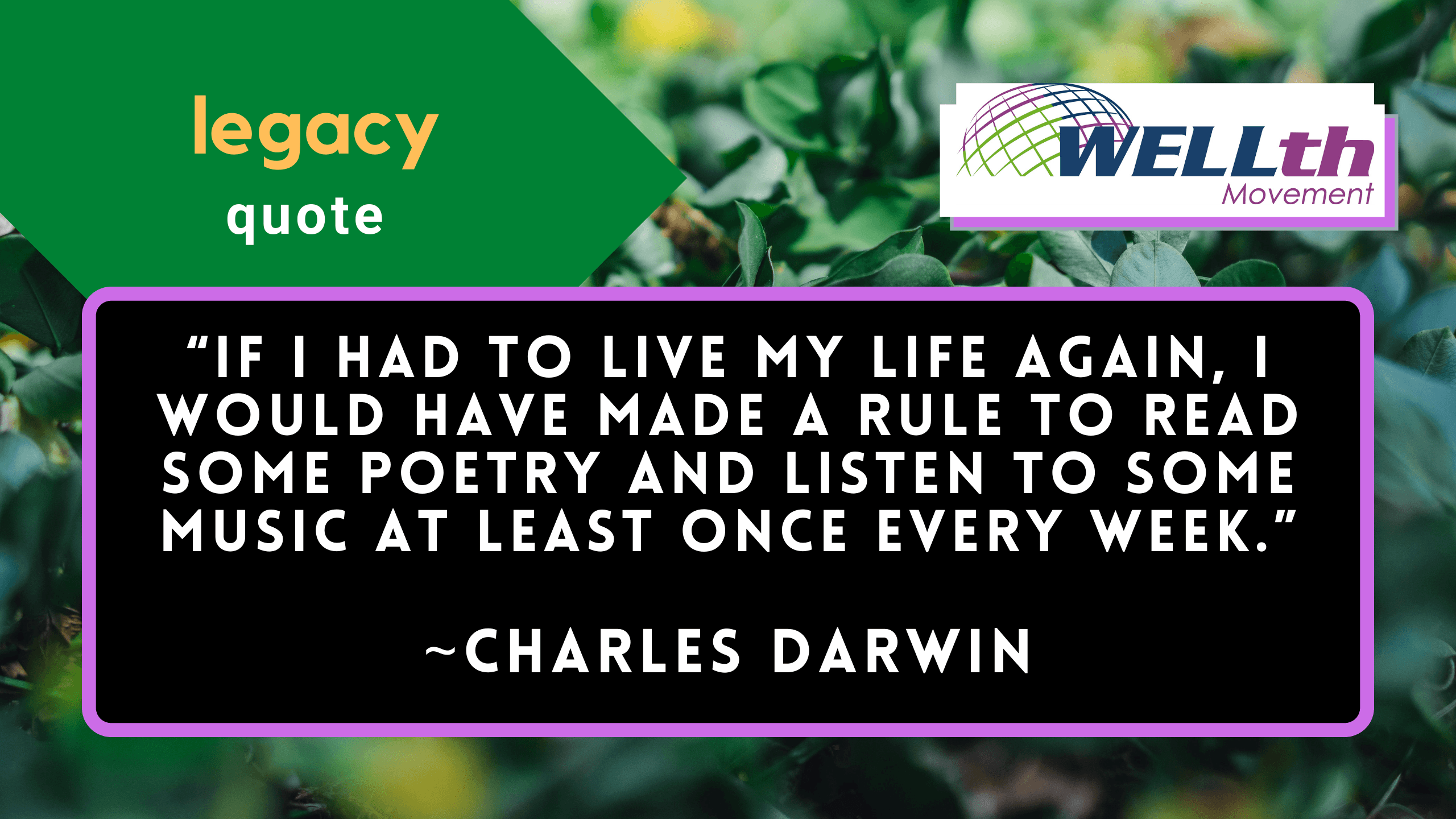 Quote Darwin Legacy Project