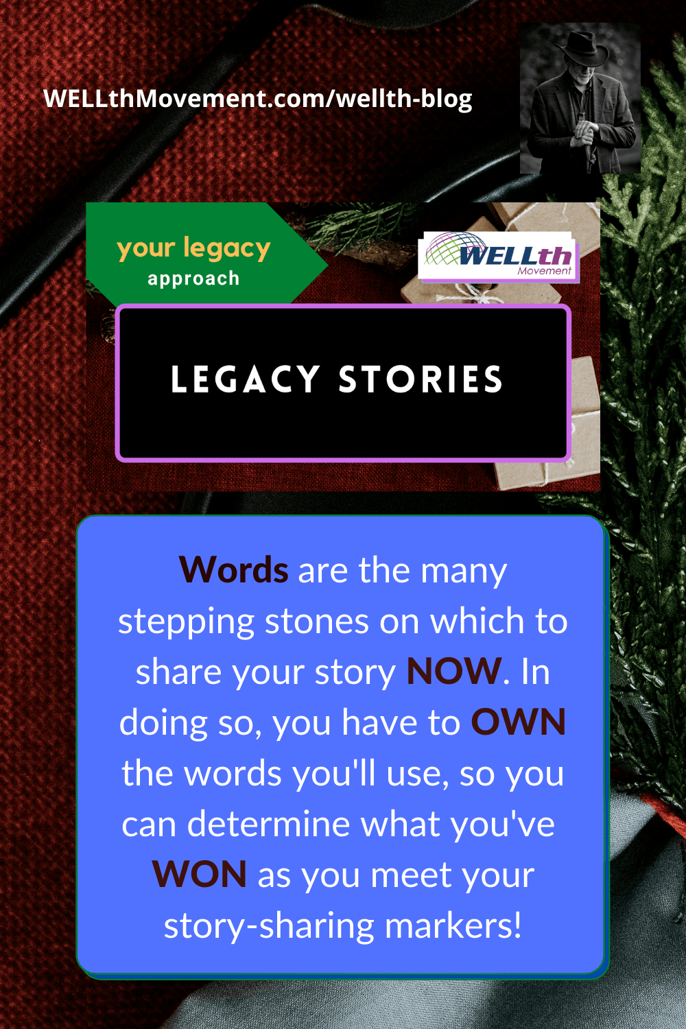 Legacy Stories Words NOW OWN WON