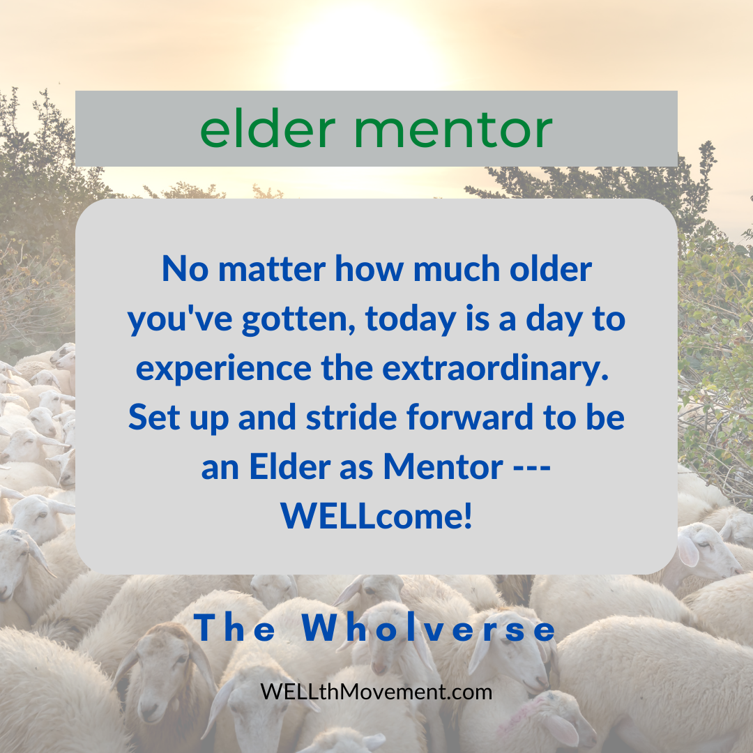 Older Elder Stride Forward
