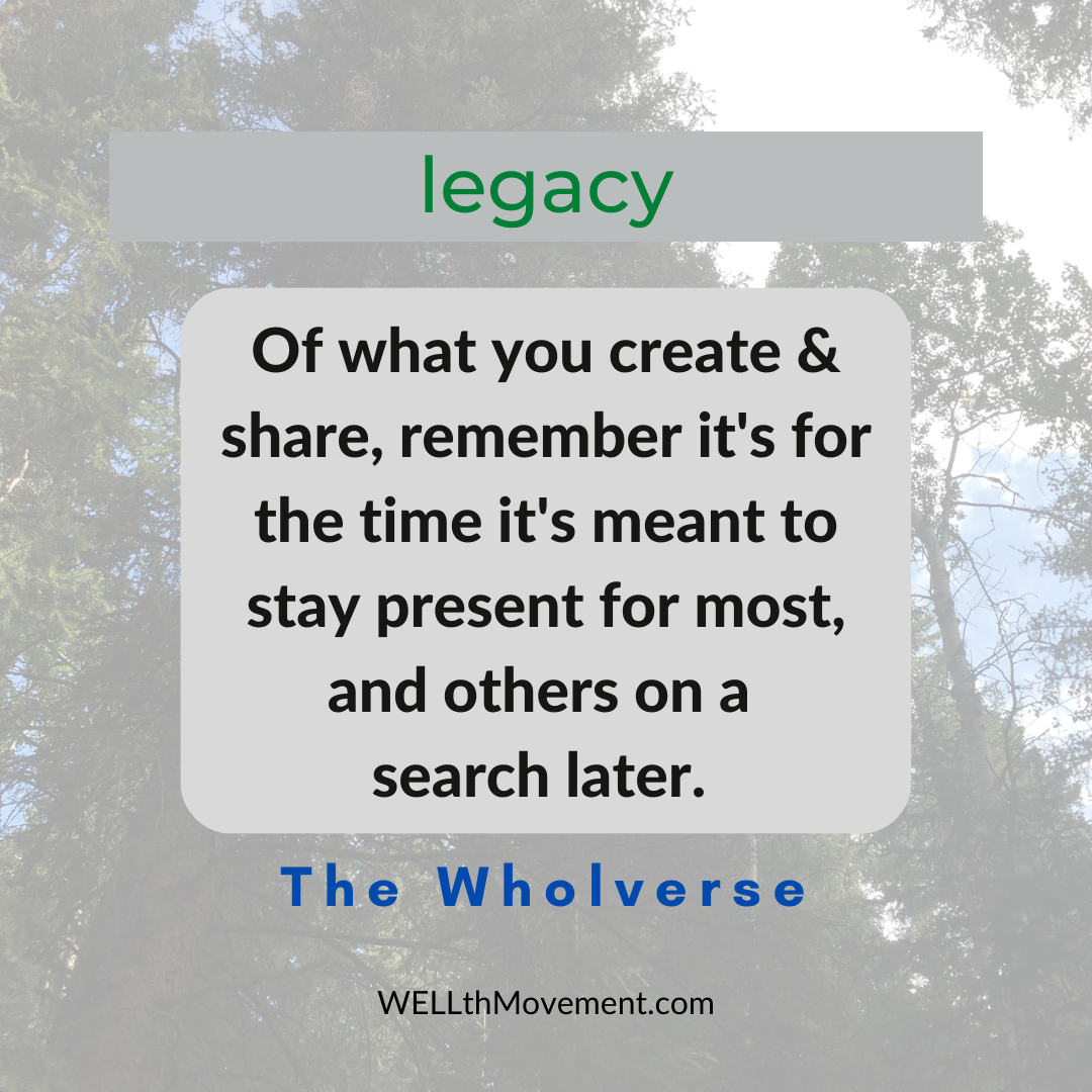 Legacy Create Share Present