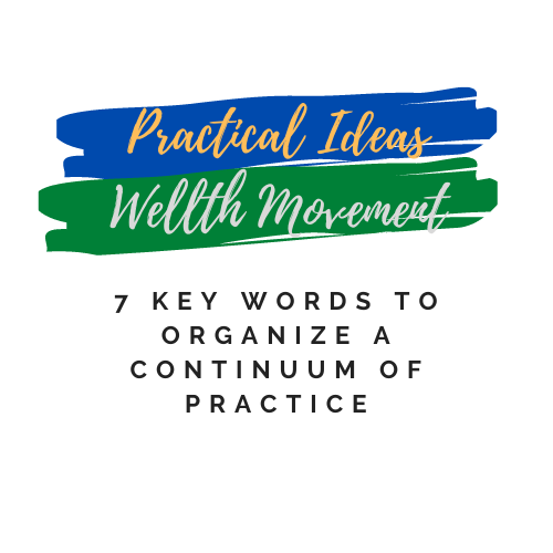 7 Key Words to Organize a Continuum of Practice
