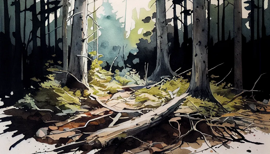 Watercolor Forest