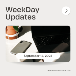 Weekly Update Sep 14 2023