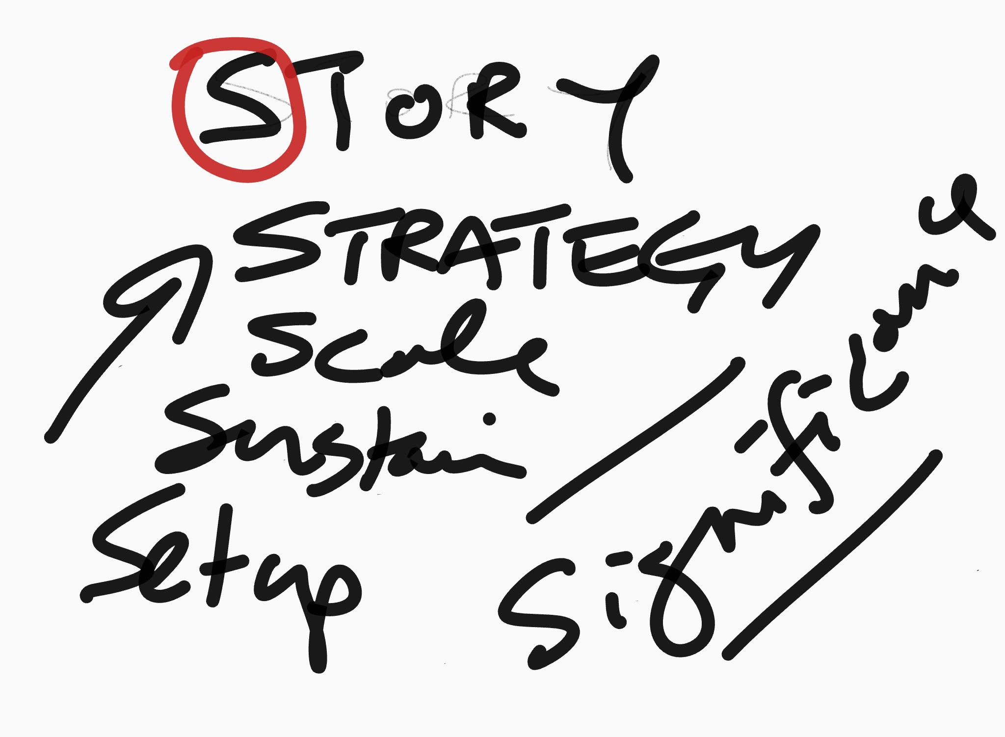 Strategy STORY