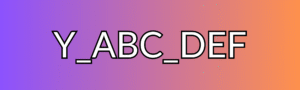 Y_ABC_DEF Letter Model